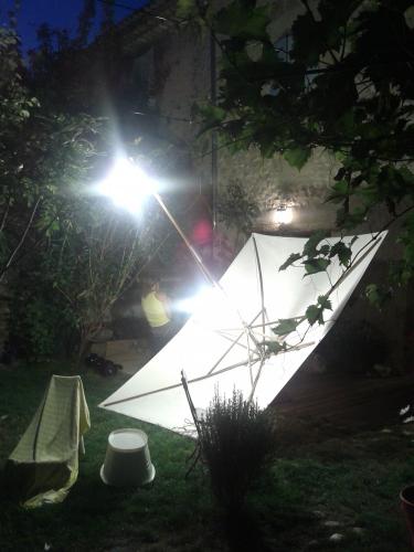 Lumineux parasol